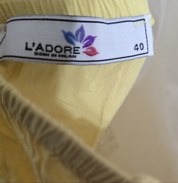 33) Yellow Maxi Dress - Picture 3 of 4